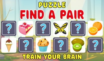 Puzzle Find a Pair Train your Brain