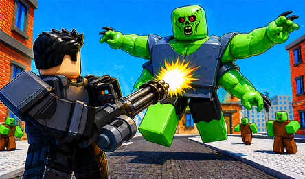 Obby: Survive 100 Waves of Zombies!