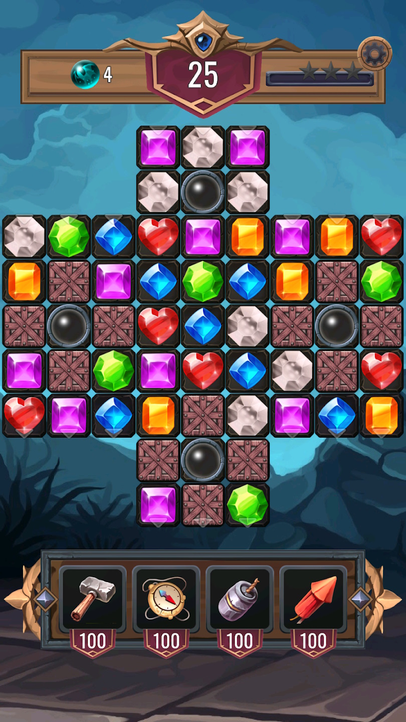 Diamond Dungeon - Match 3 screenshot 5