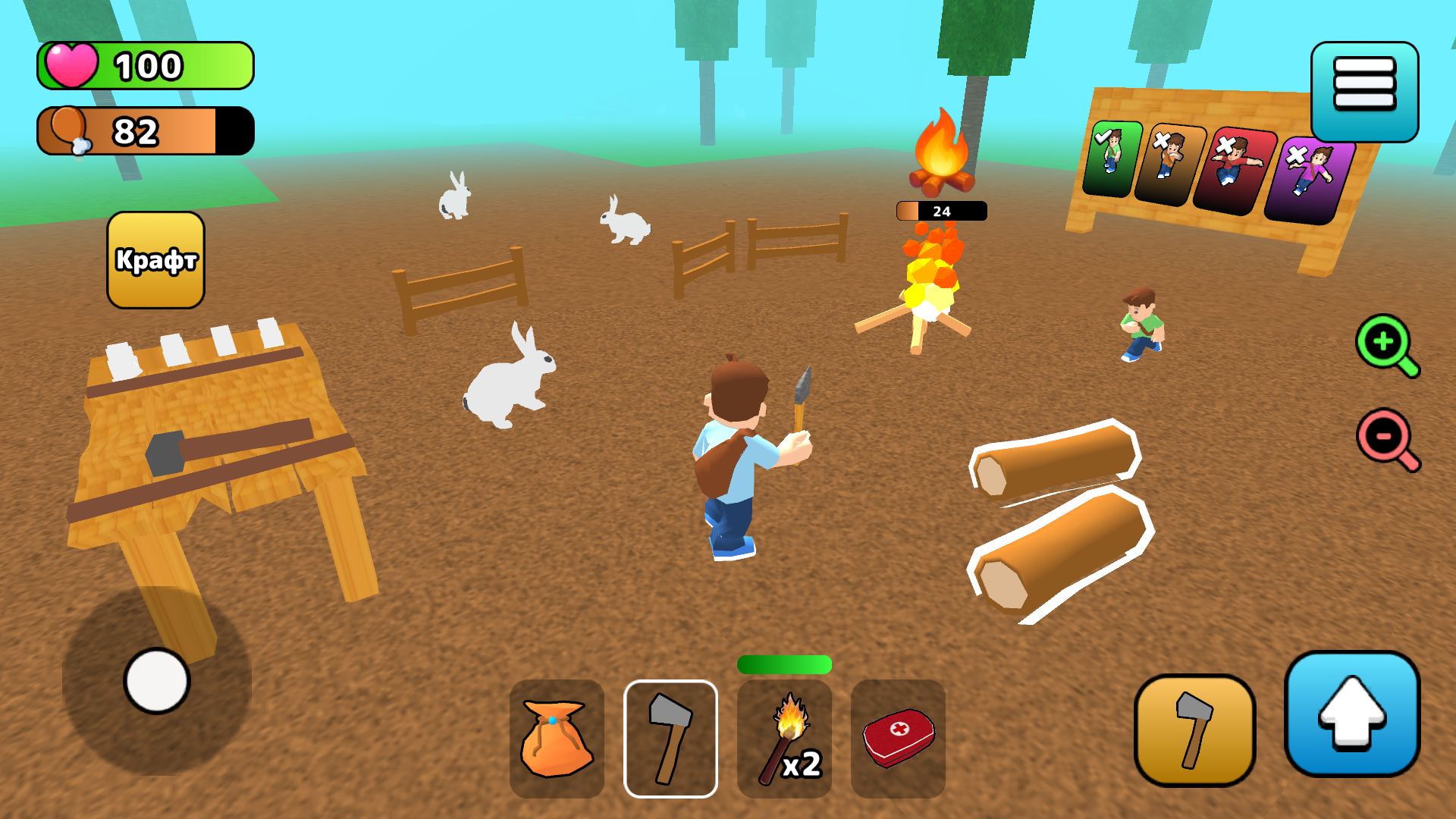 99 Nights in the Forest 3D screenshot