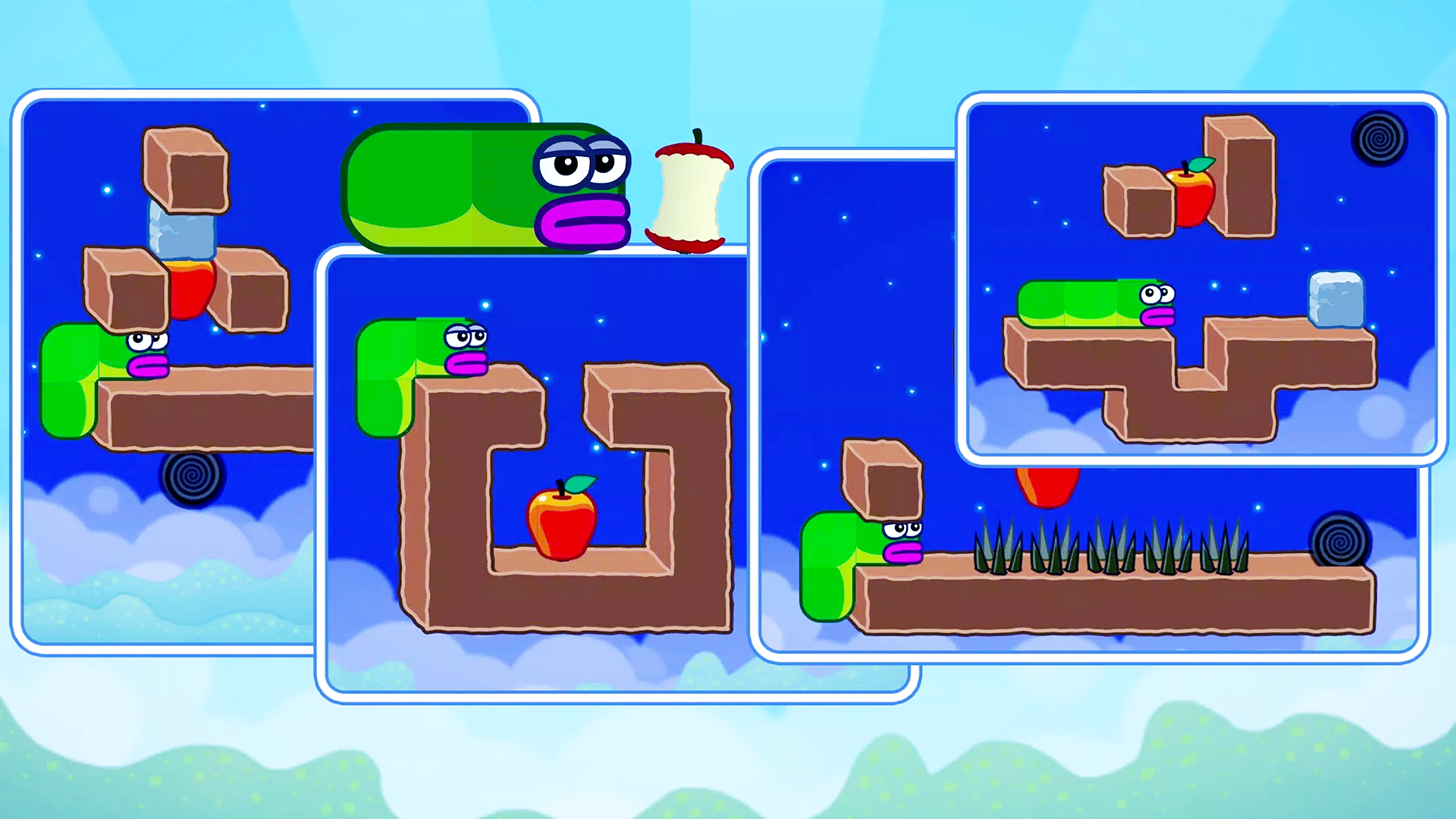 Apple Worm - Snake Puzzle screenshot