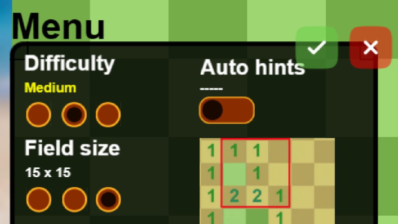 Minesweeper with tips — screenshot 4