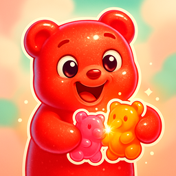 Merge gummy bears! Enjoy