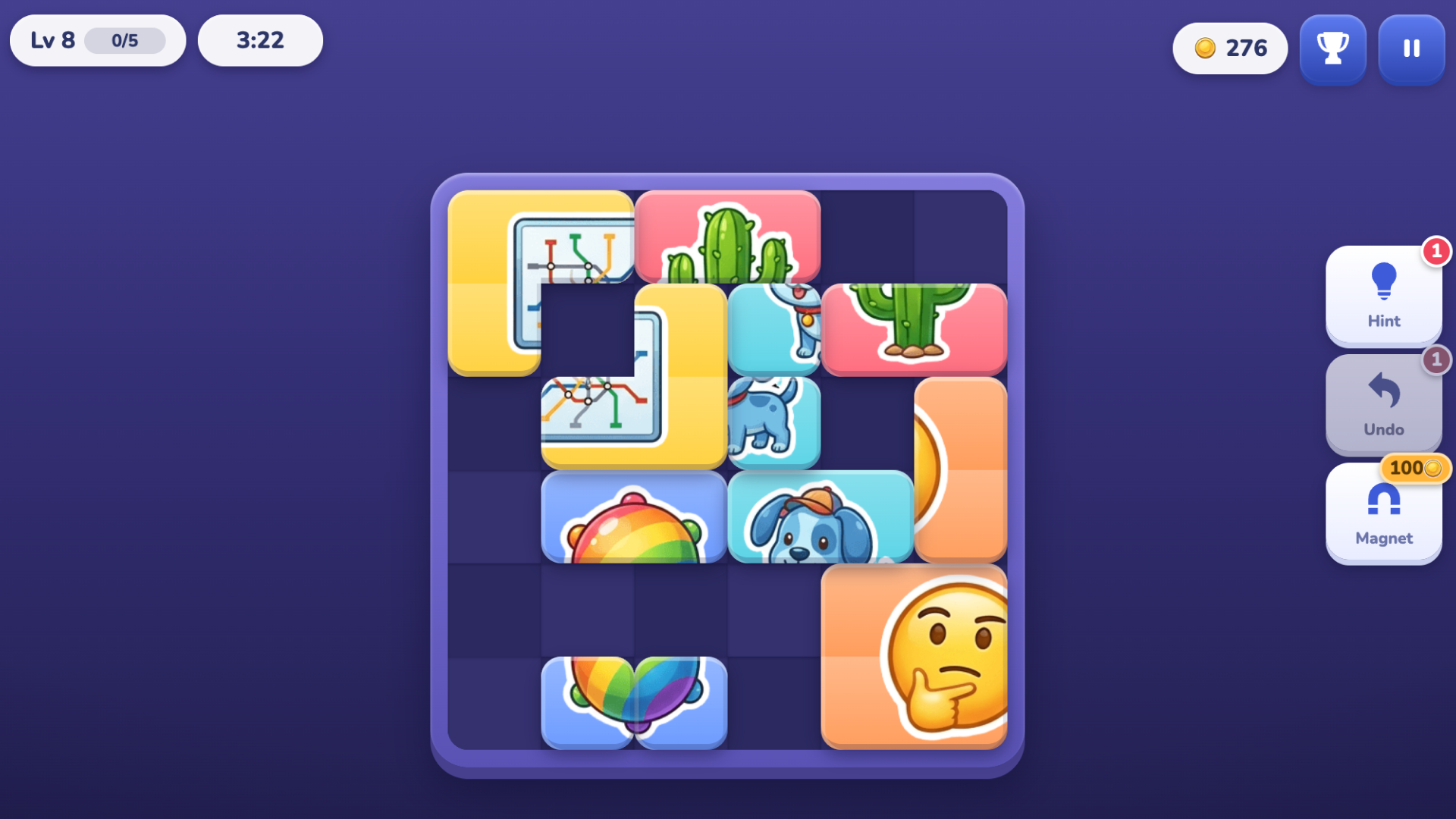 Slide Blocks 3D — screenshot 1