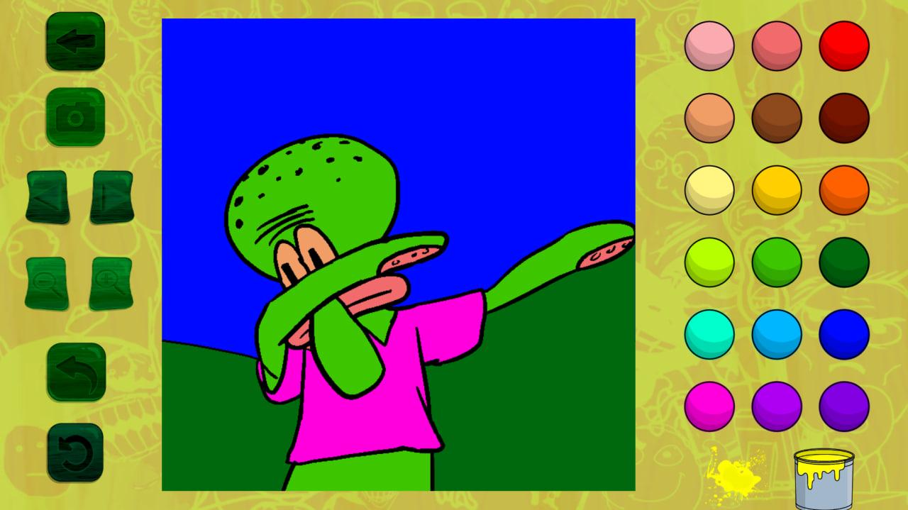 Coloring in Memes ASMR screenshot