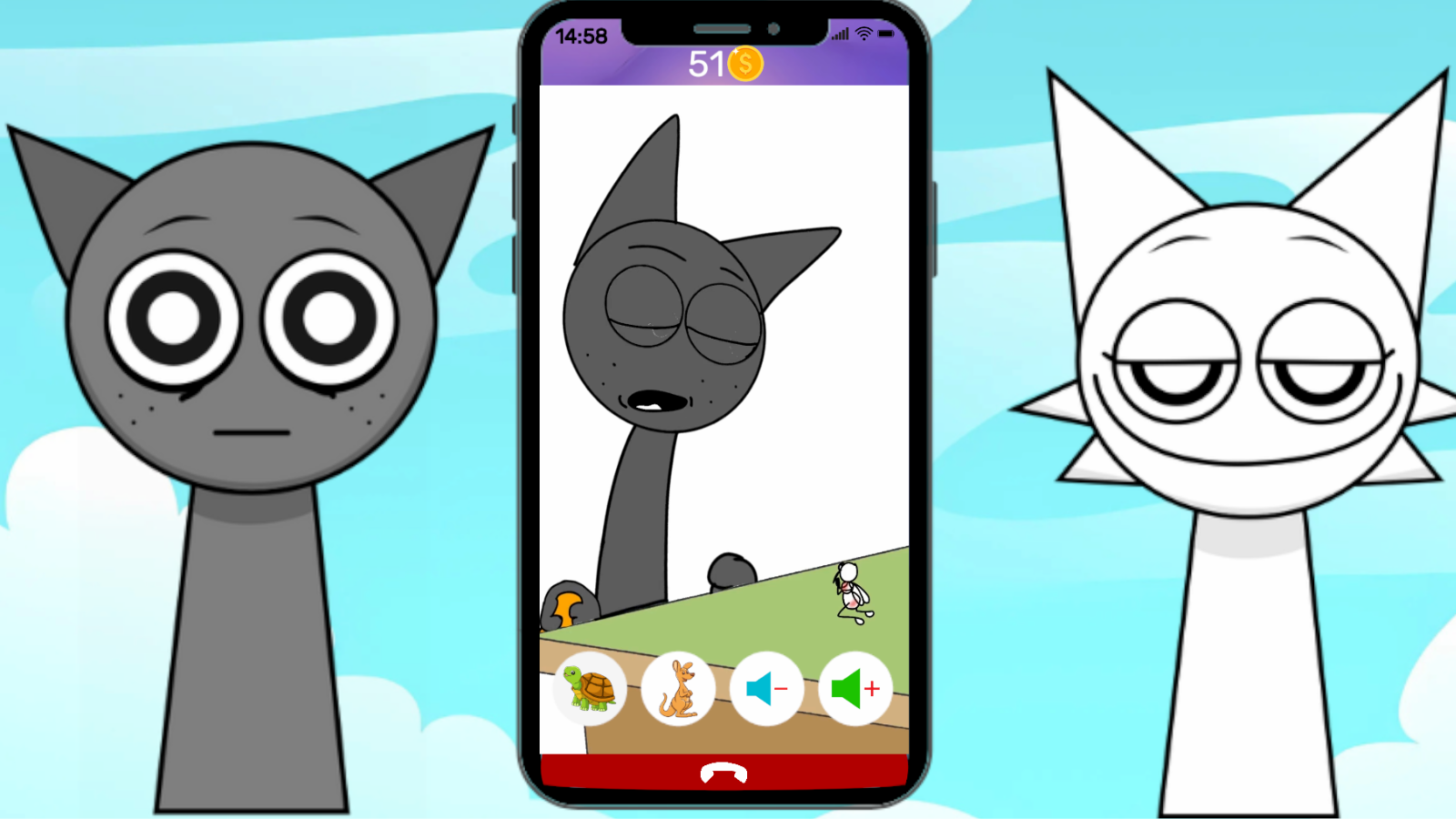 Call Gray Sprunki Now! screenshot