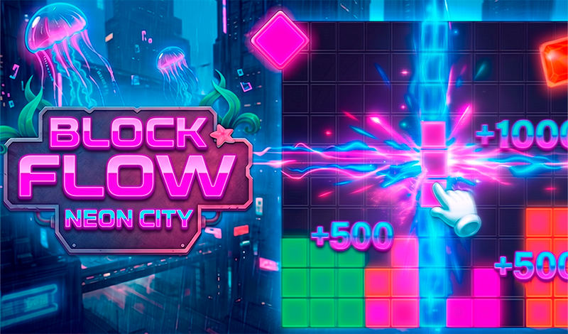 Block Flow: Neon City game cover