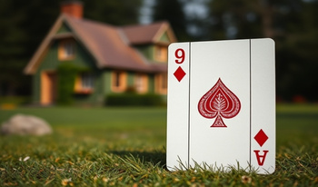 Nine Card Game in Country house