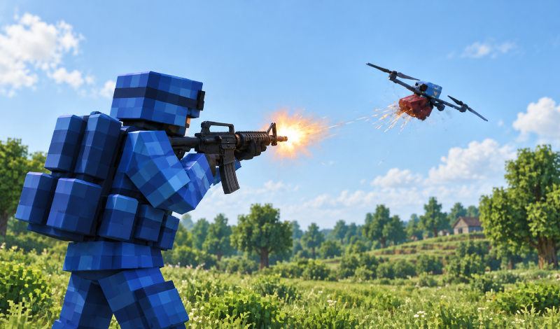 Drone Armageddon: Kamikaze Drone Simulator game cover