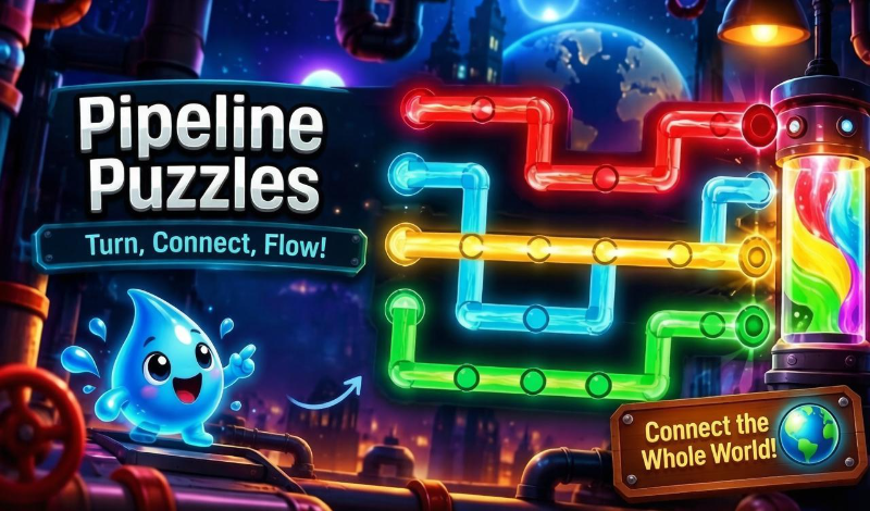 Pipeline - Puzzles game cover