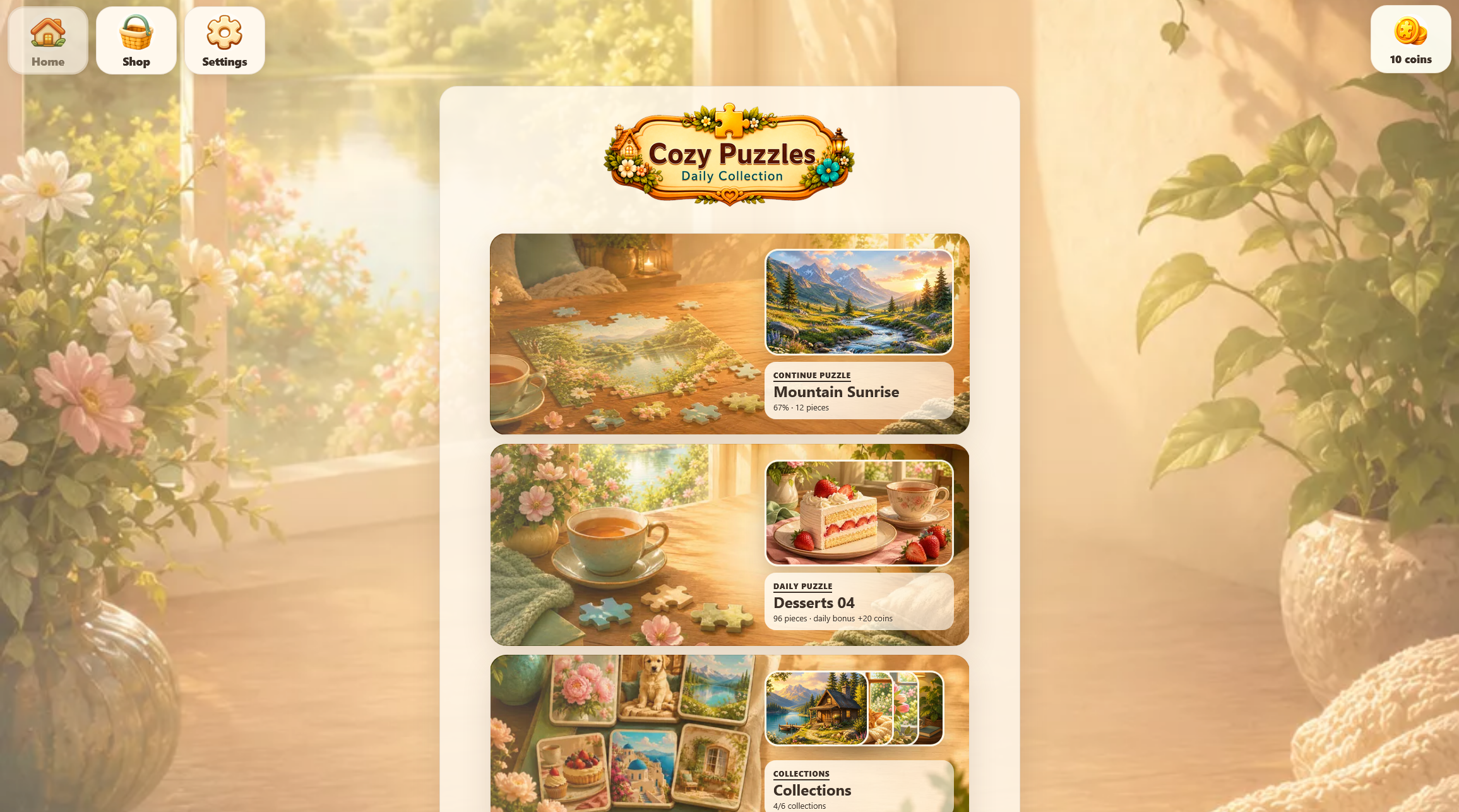 Cozy Puzzles: Daily Collection — screenshot 4