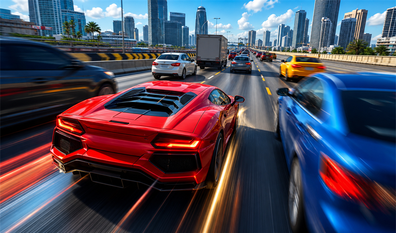 Race Through Traffic game cover