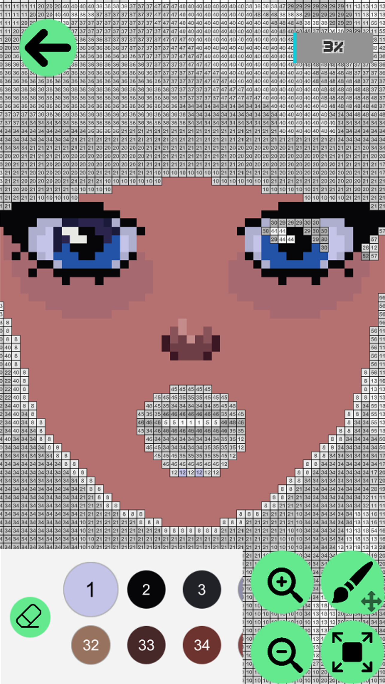 Color by number: Barbie screenshot 8
