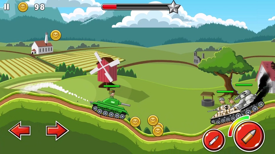 Hills of Steel - Screenshot 1