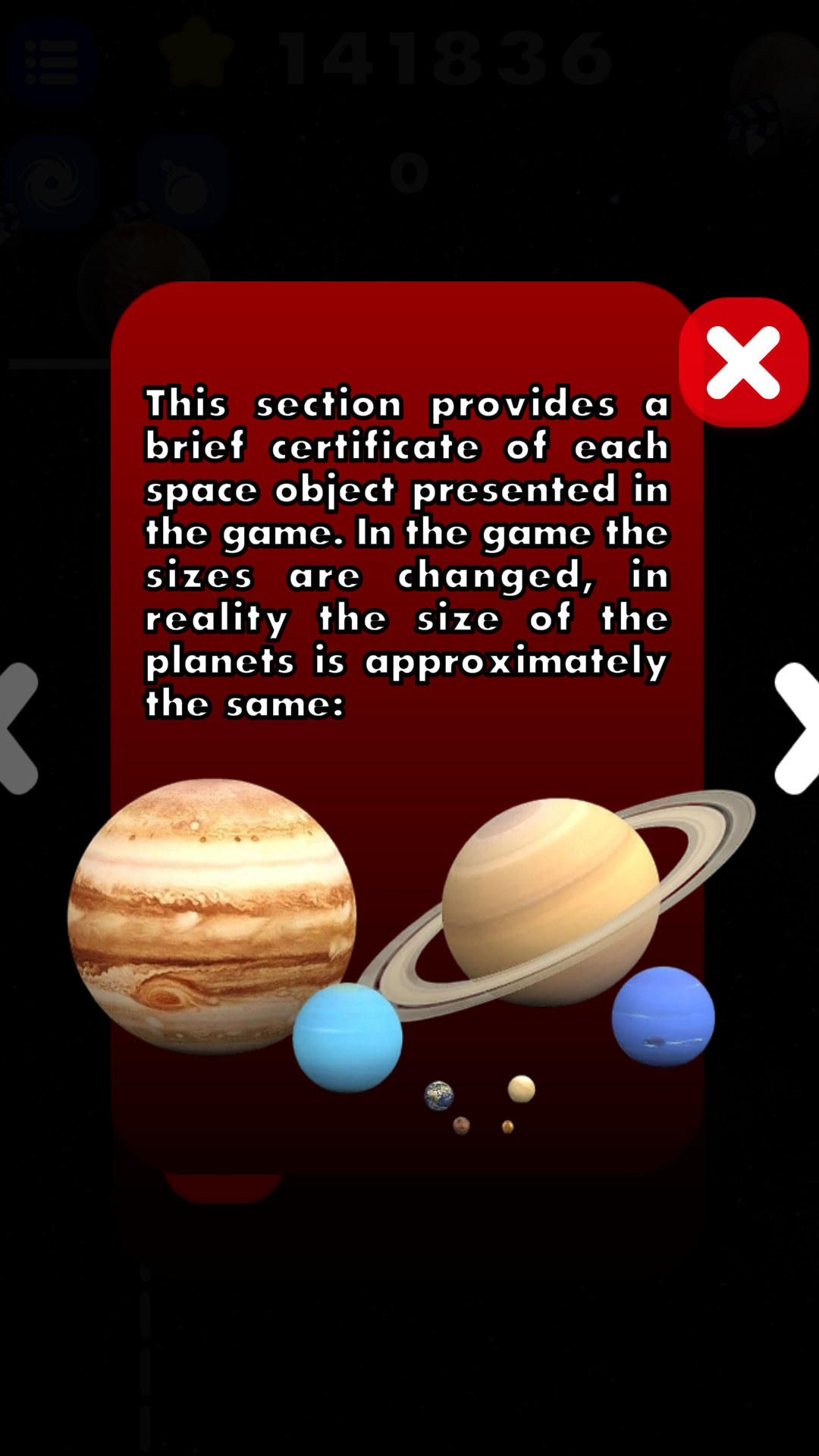 Planetarium merge: Match the planets screenshot 13