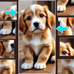 Assemble beautiful puzzles