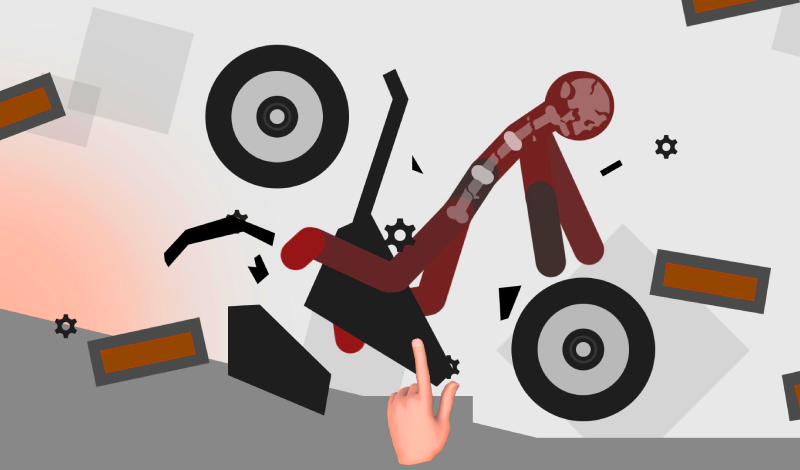Stick Dismounting! game cover