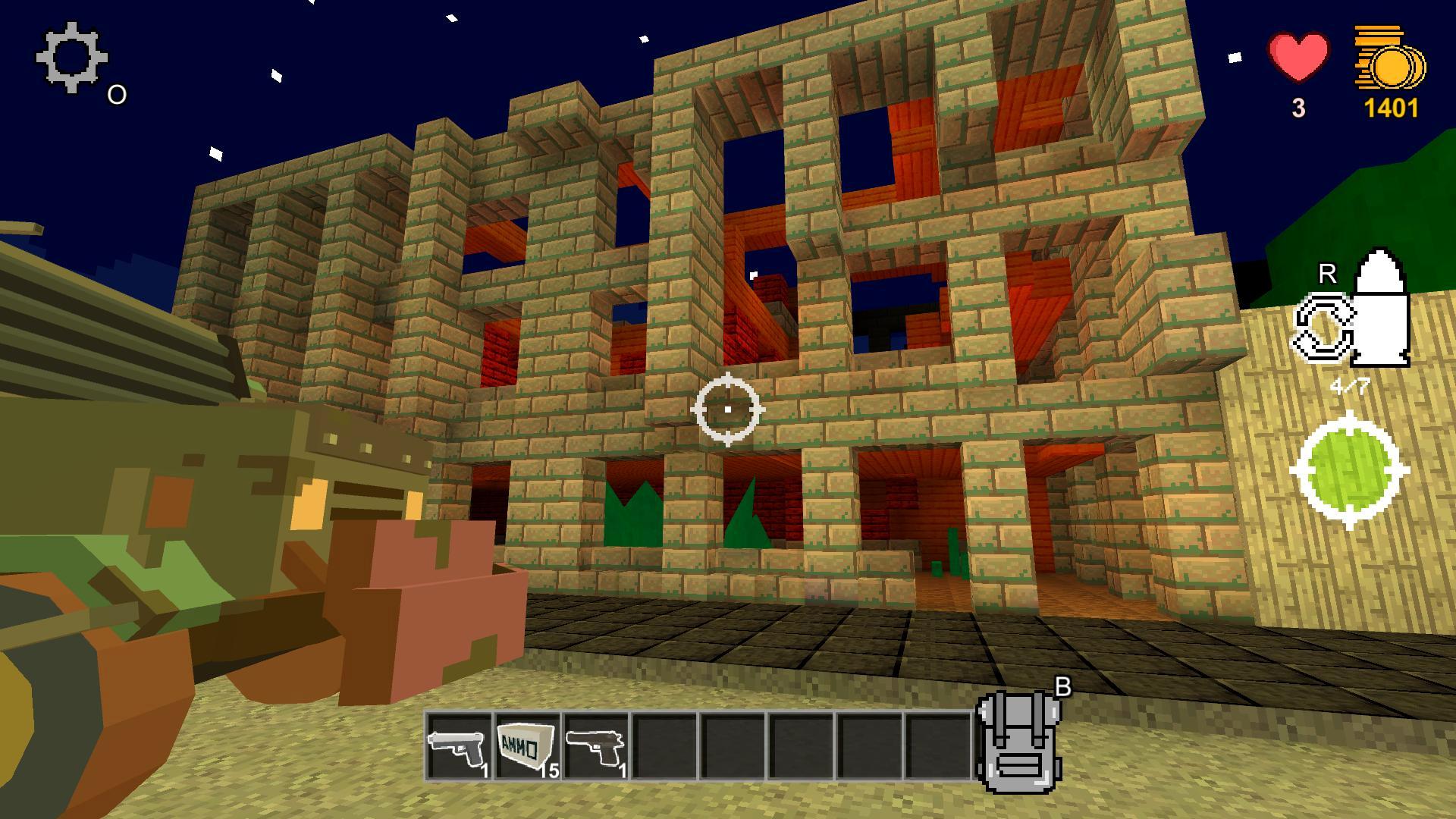 Zombies are attacking. Emma saves her friends. screenshot