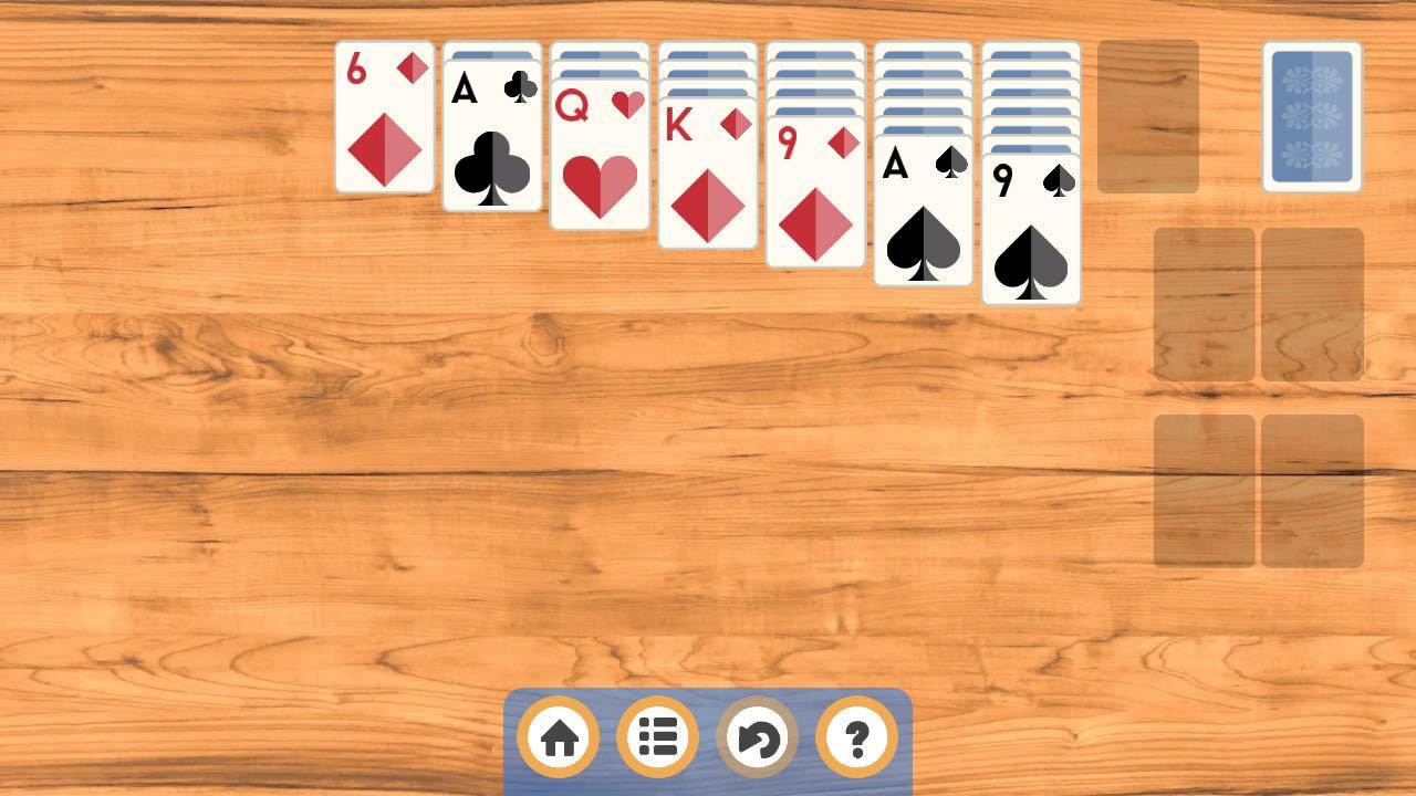 Klondike Solitaire: arrange the cards by suit screenshot