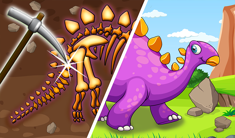 Little Archaeologists: Search for Dinosaurs game cover