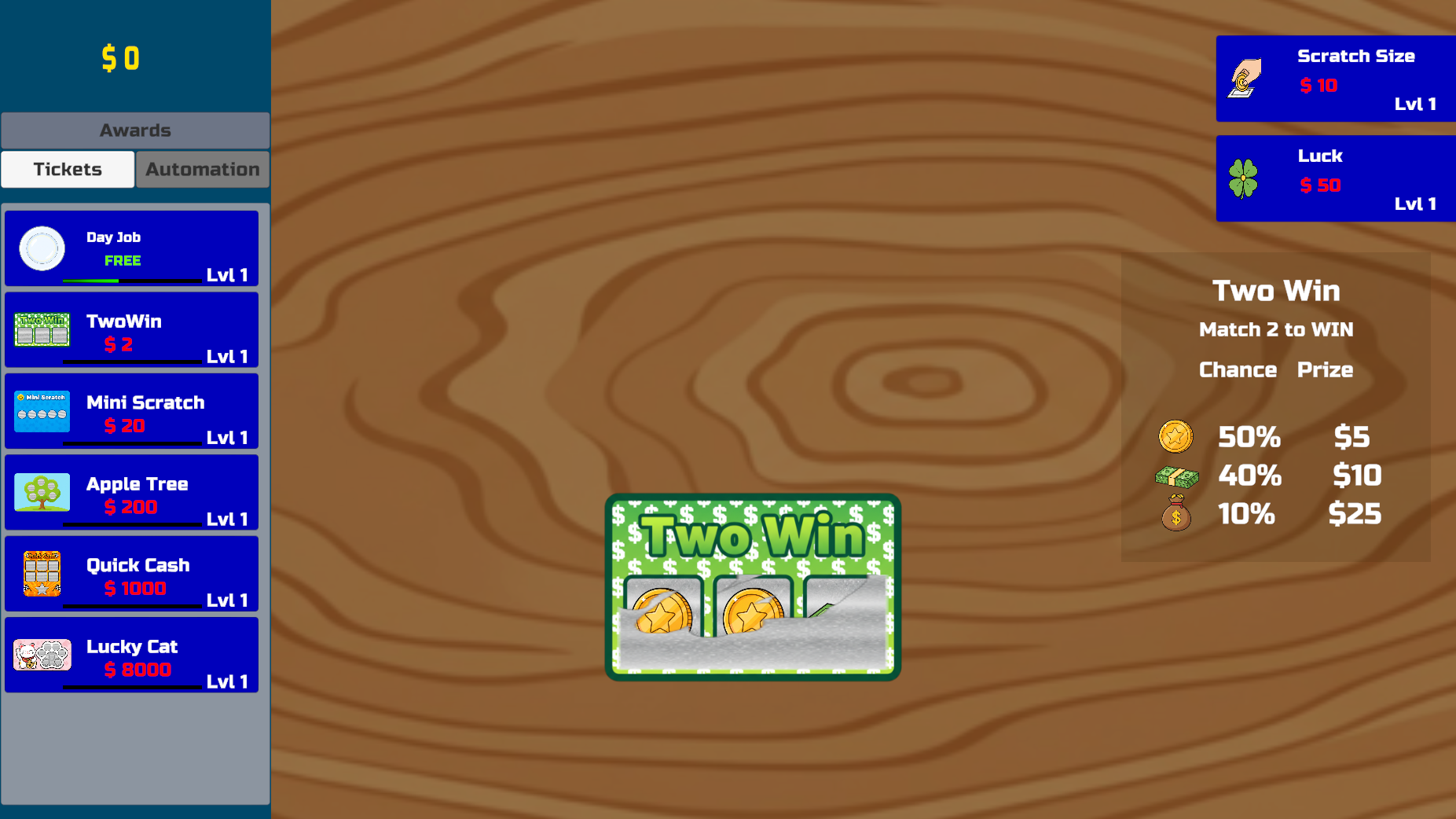 Lucky Ticket: Simulator screenshot