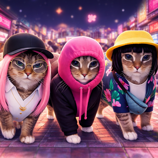 Feed the cats with memes icon