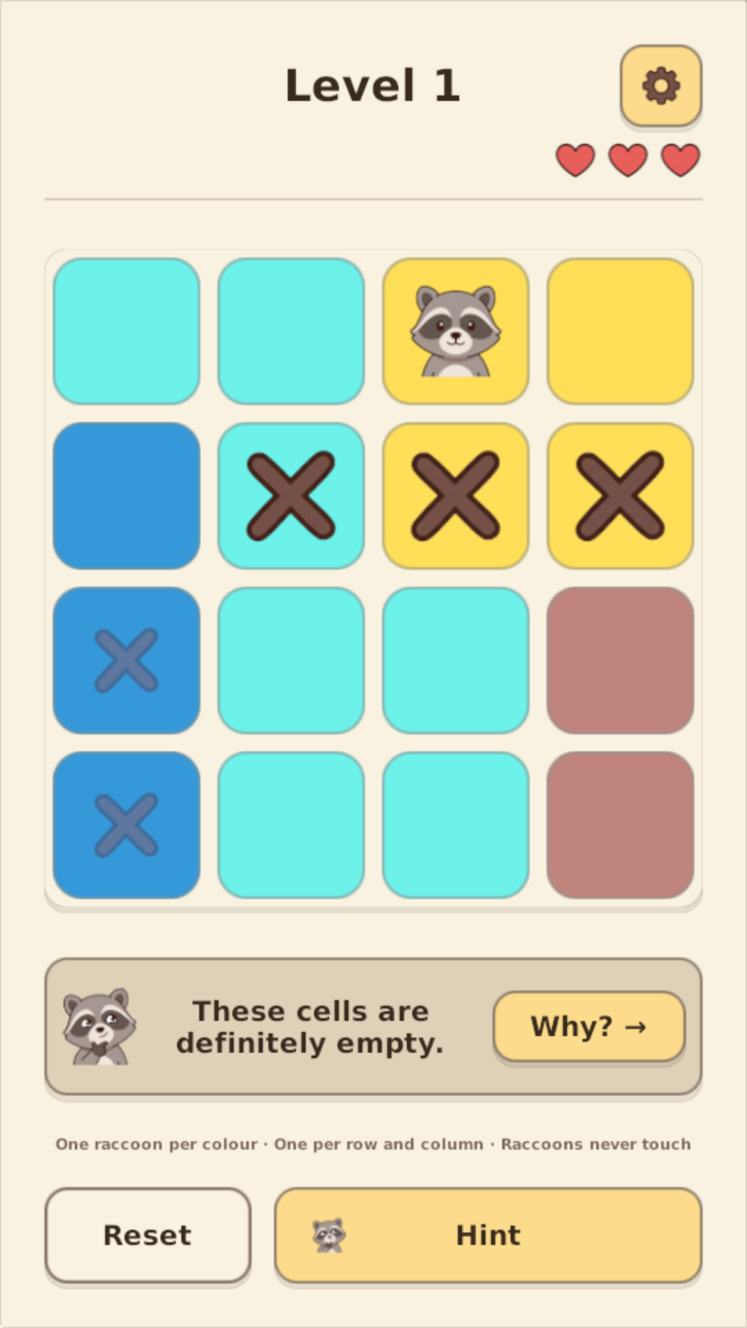 Raccoodoku: Place the Raccoons screenshot 8