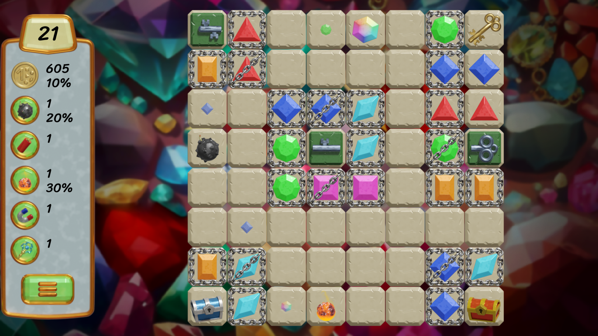 Gems 2: match 3 screenshot
