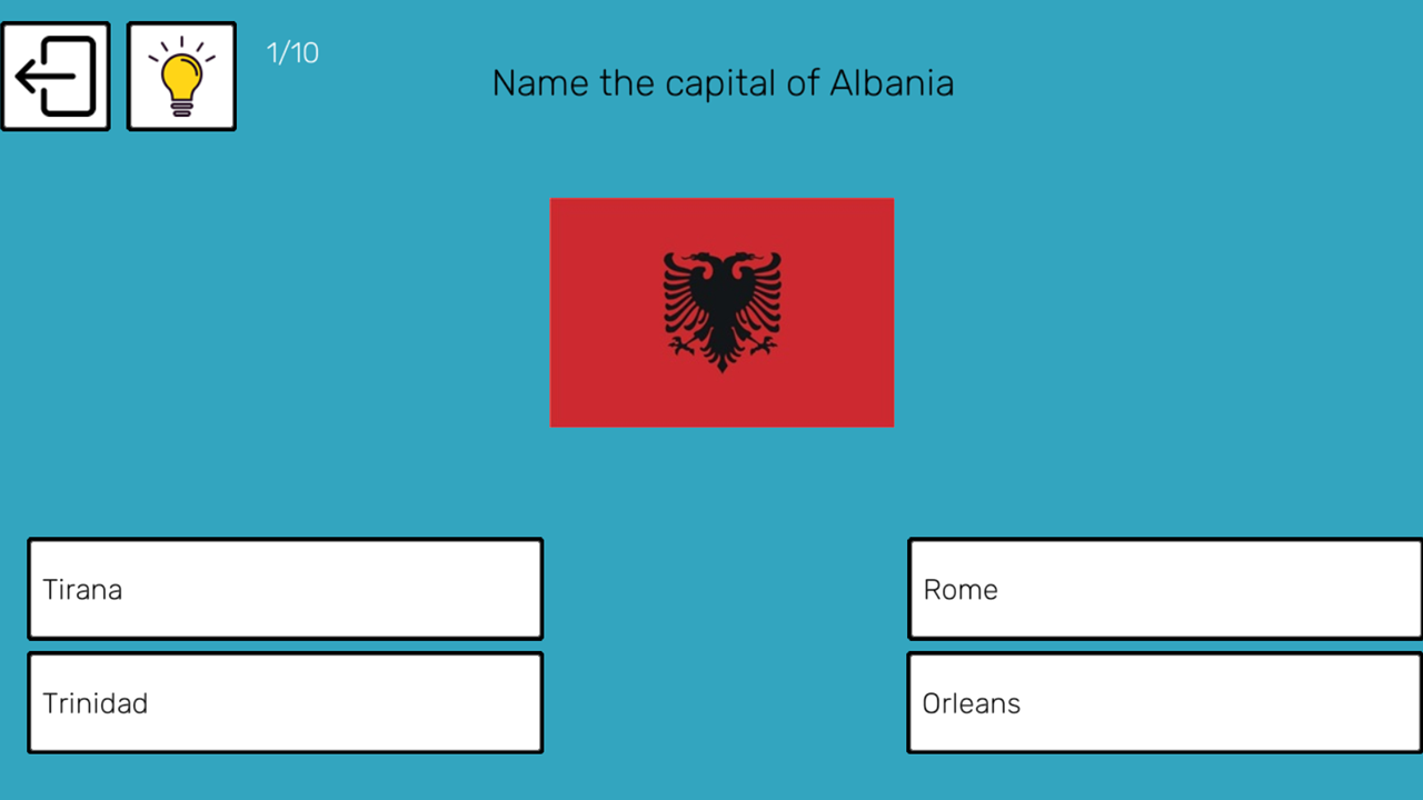 Capitals: Quiz — screenshot 1