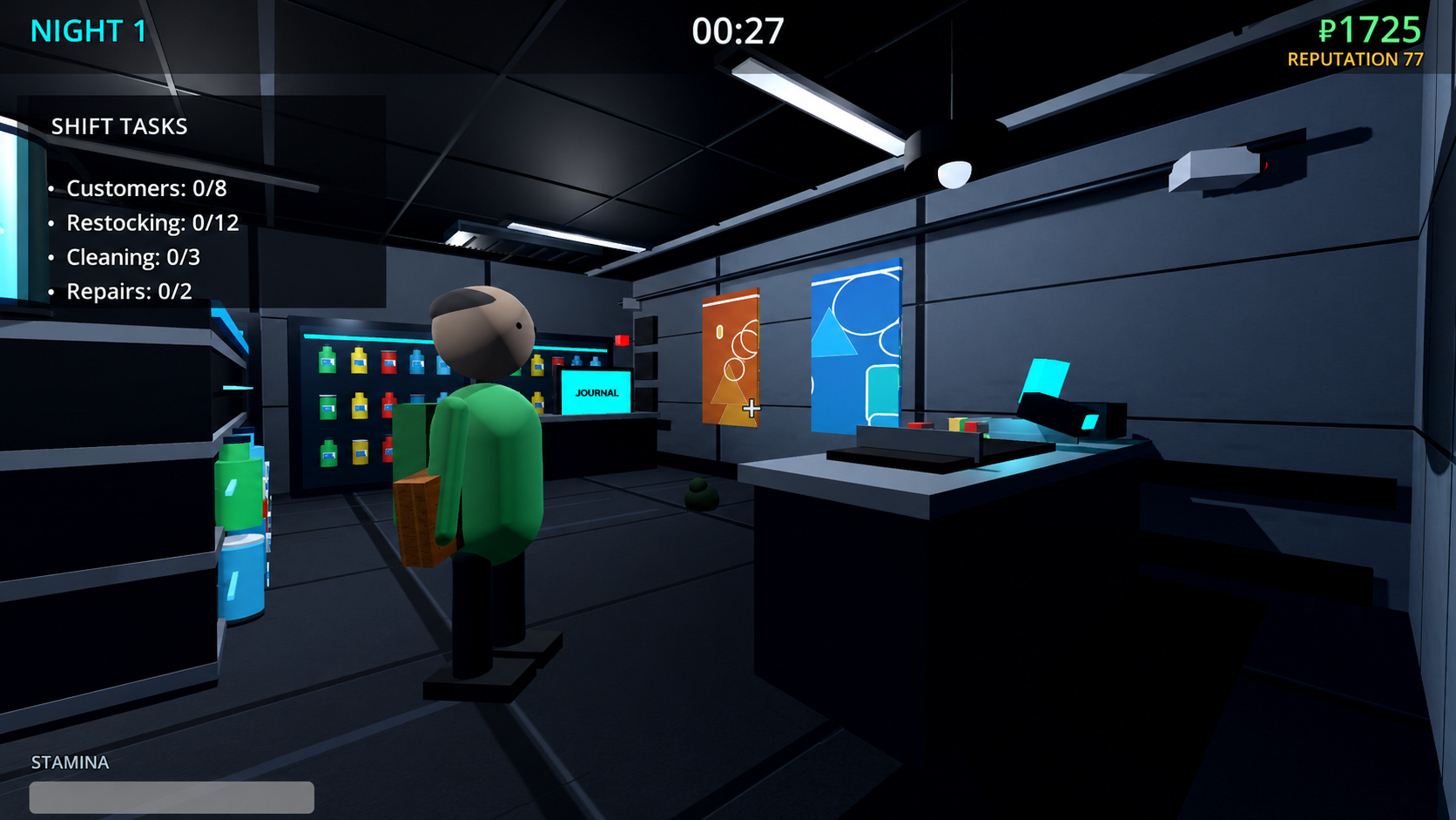 Night Store Shift 3D — screenshot 1