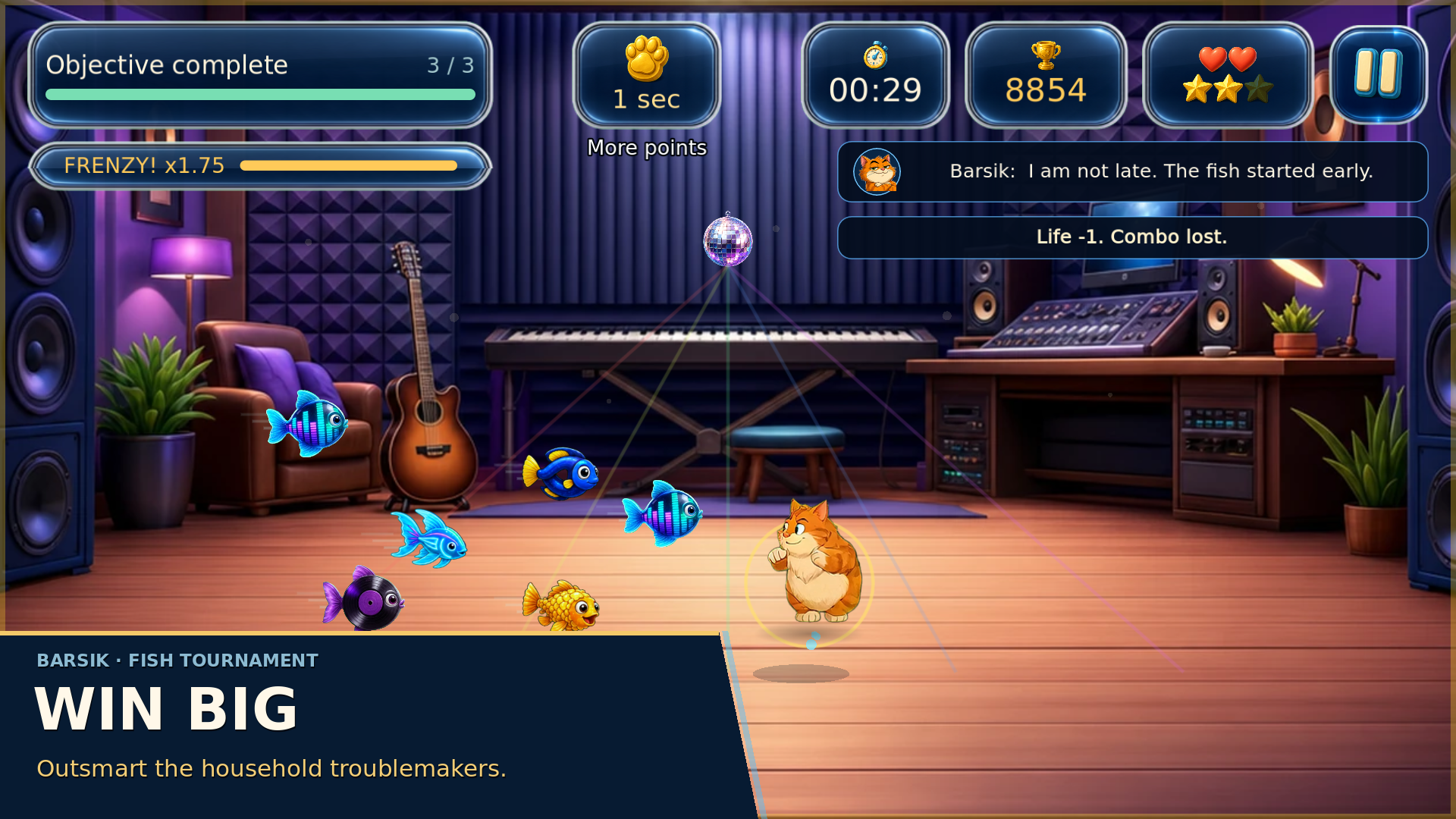Barsik: Fish Tournament — screenshot 2