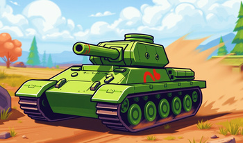 Tanks. Battle on the Armor