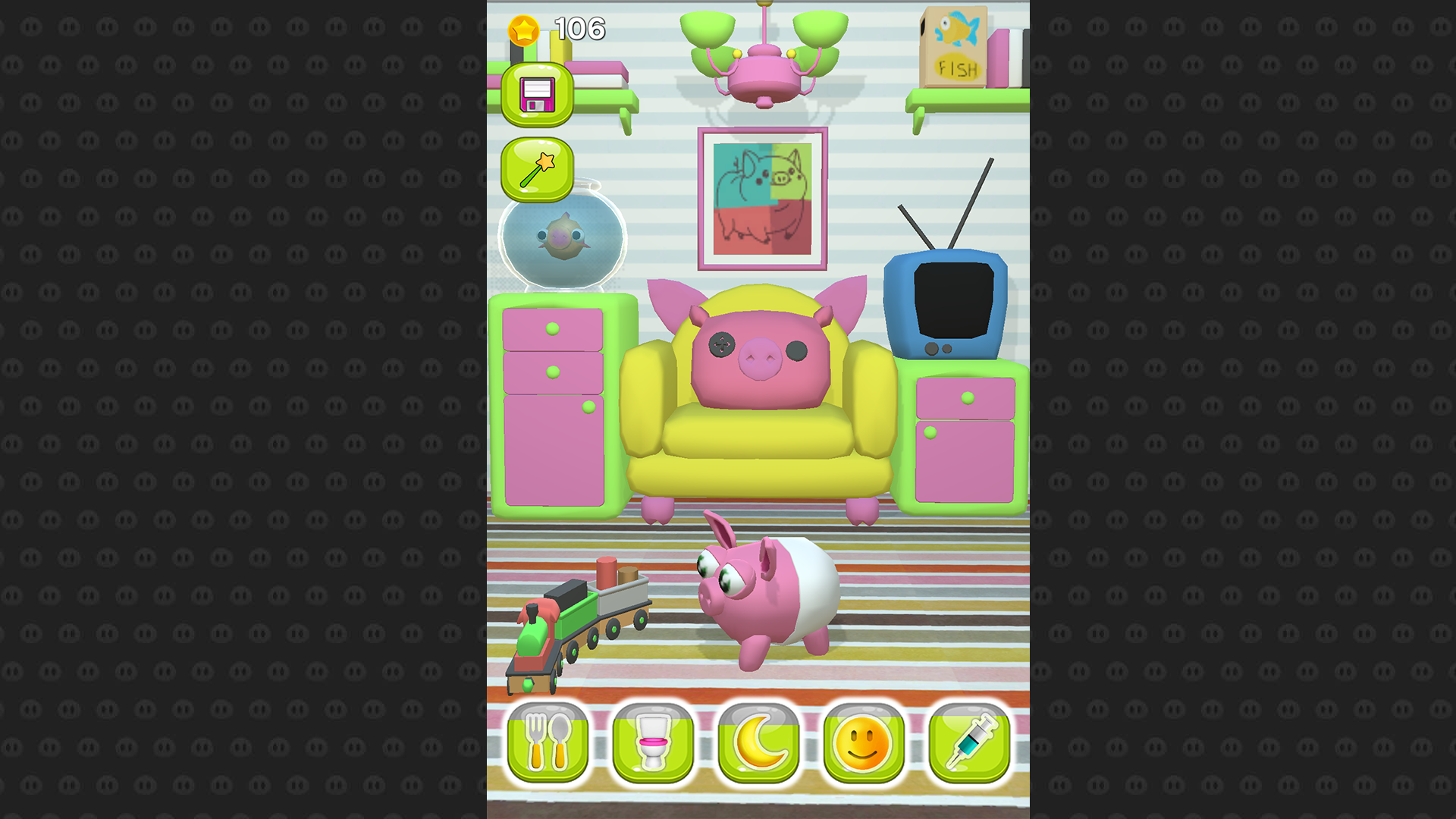 Pig Pigotchi. Grow a pig! My pet screenshot
