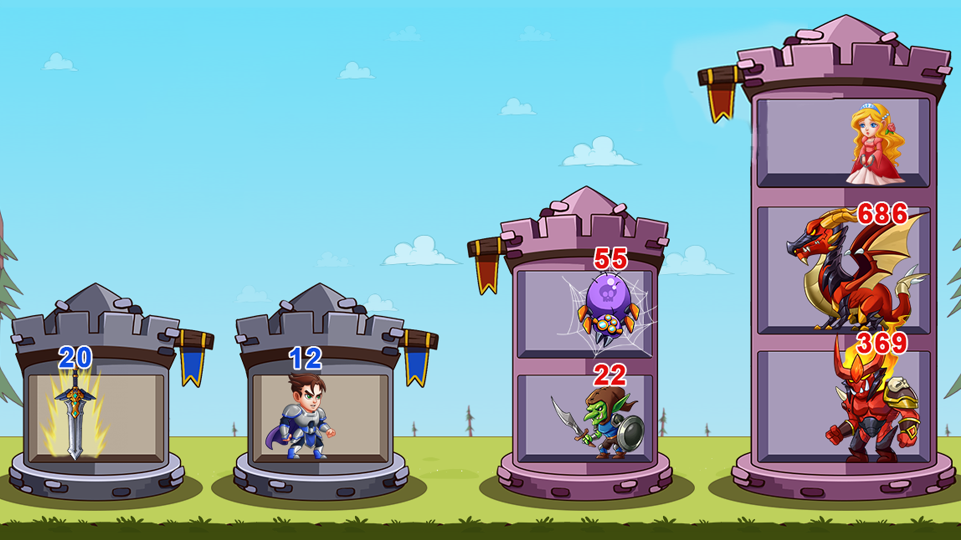Hero Tower Wars screenshot