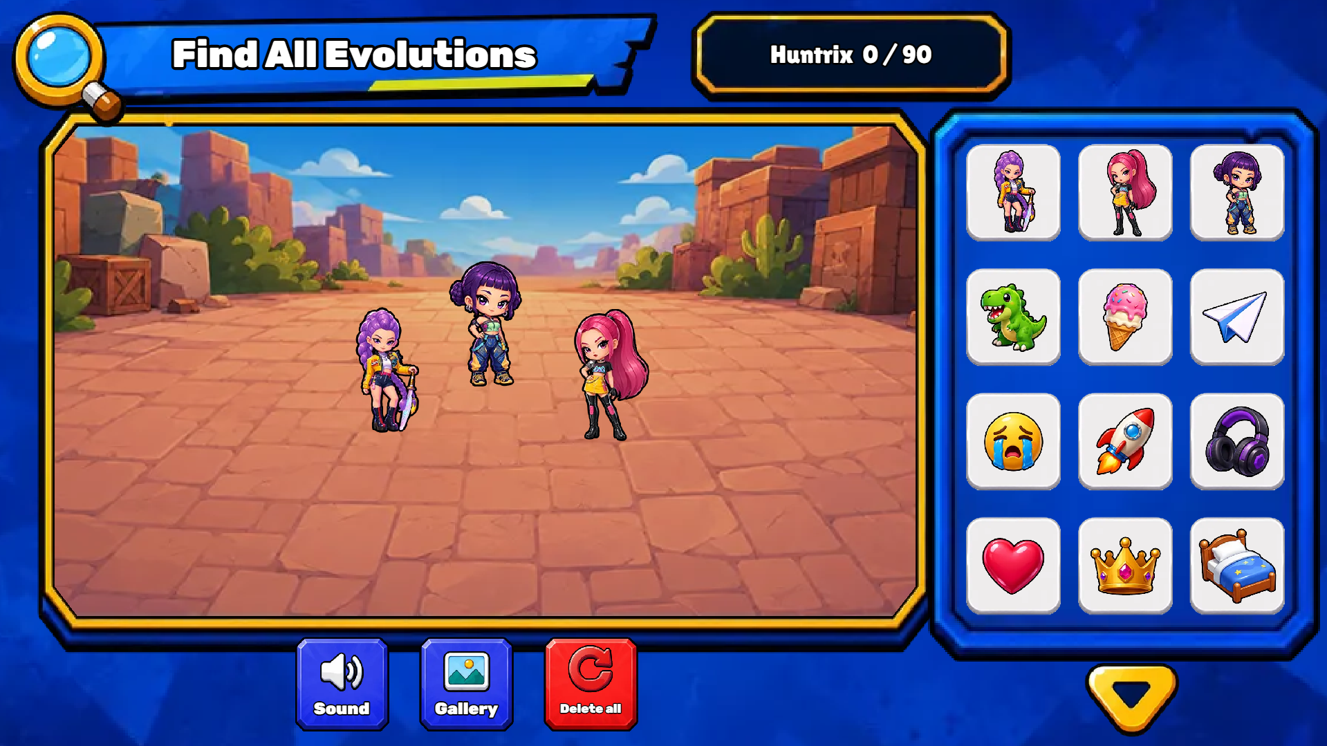 Rumi Huntrix: K-pop Huntresses emoji craft — screenshot 1