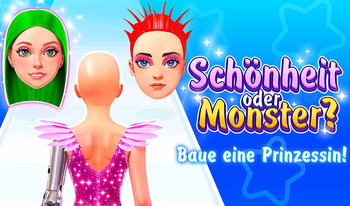 Schönheit oder Monster? Baue eine Prinzessin!