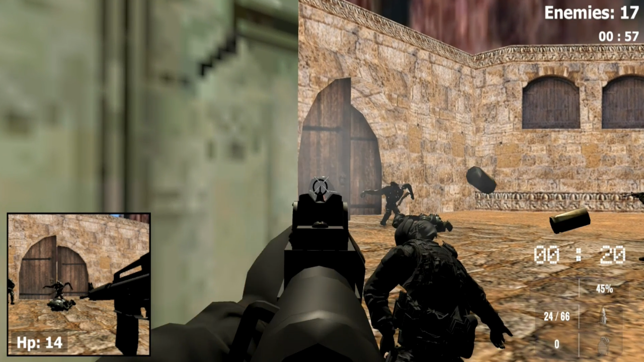 CS Special Forces: Modes for two players screenshot