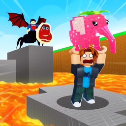 Обби: Выживи в Лаве Ради Брейнротов Оригинал 3Д