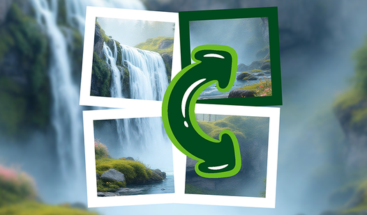 Mix Puzzle: Waterfalls