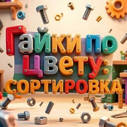 Гайки по цвету: Сортировка