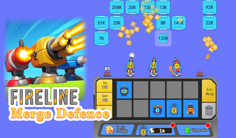 FireLine: Merge Defense game cover