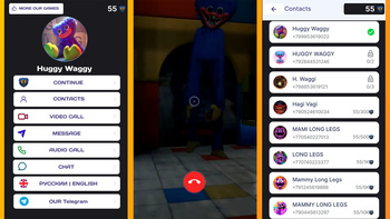 Poppy Playtime: Huggy Waggy Video Calls & Chat