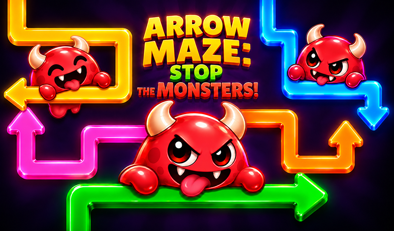 Arrow Maze: Stop the Monsters! game cover