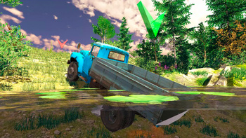 Simulator of a powerful truck ZIL 130