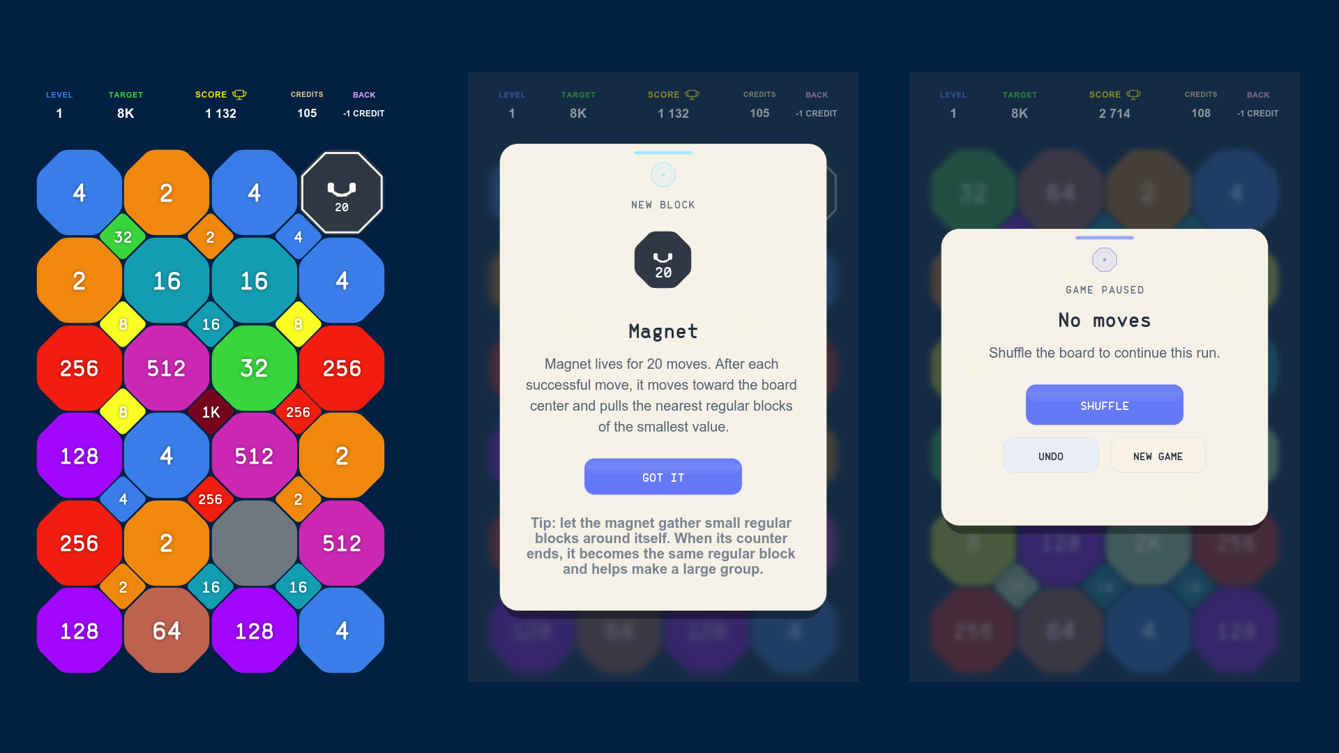 Octa Blast 2048 — screenshot 2