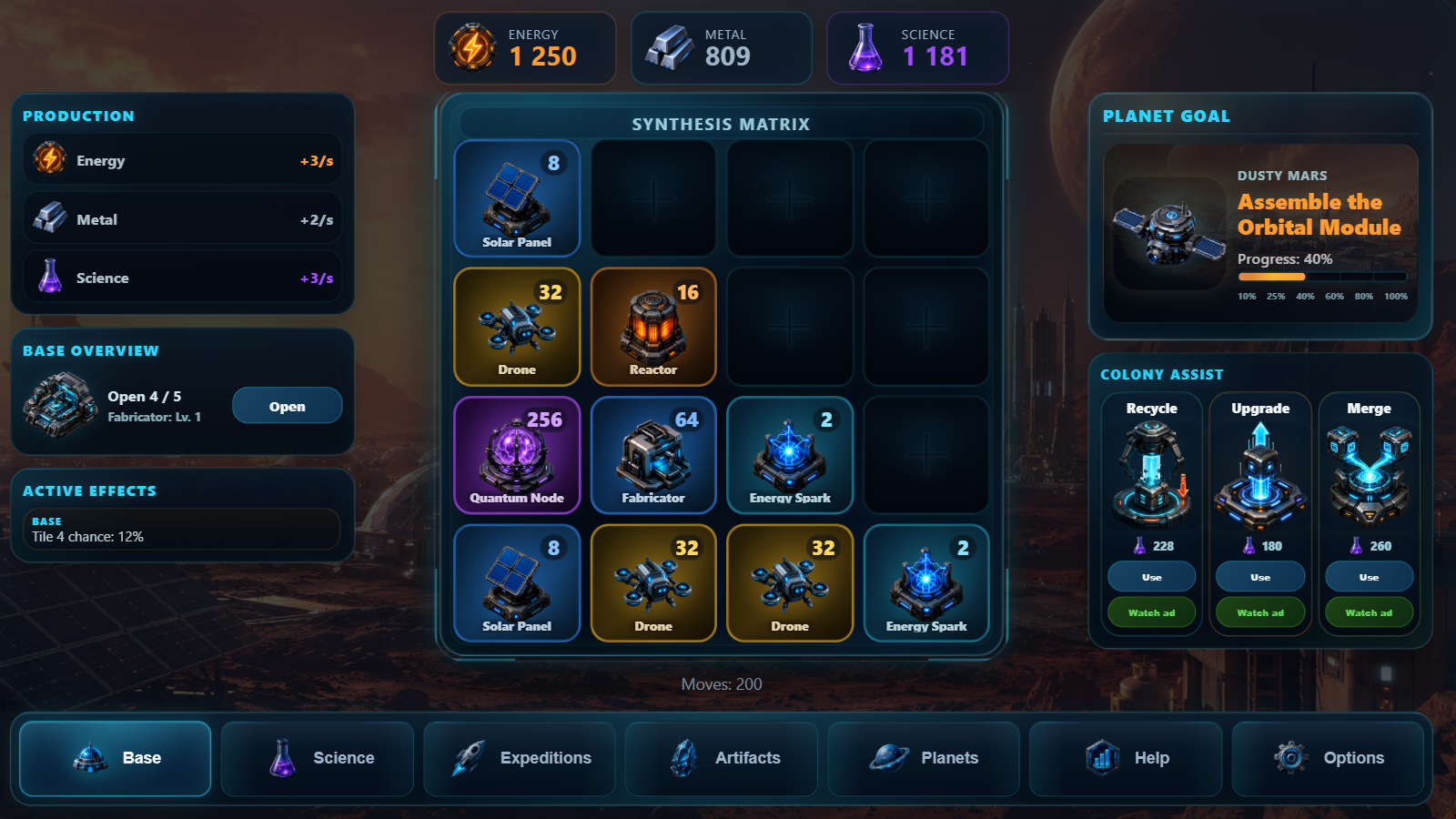 2048: Stellar Colony — screenshot 1
