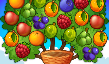 Triple harvest: fruit collect!