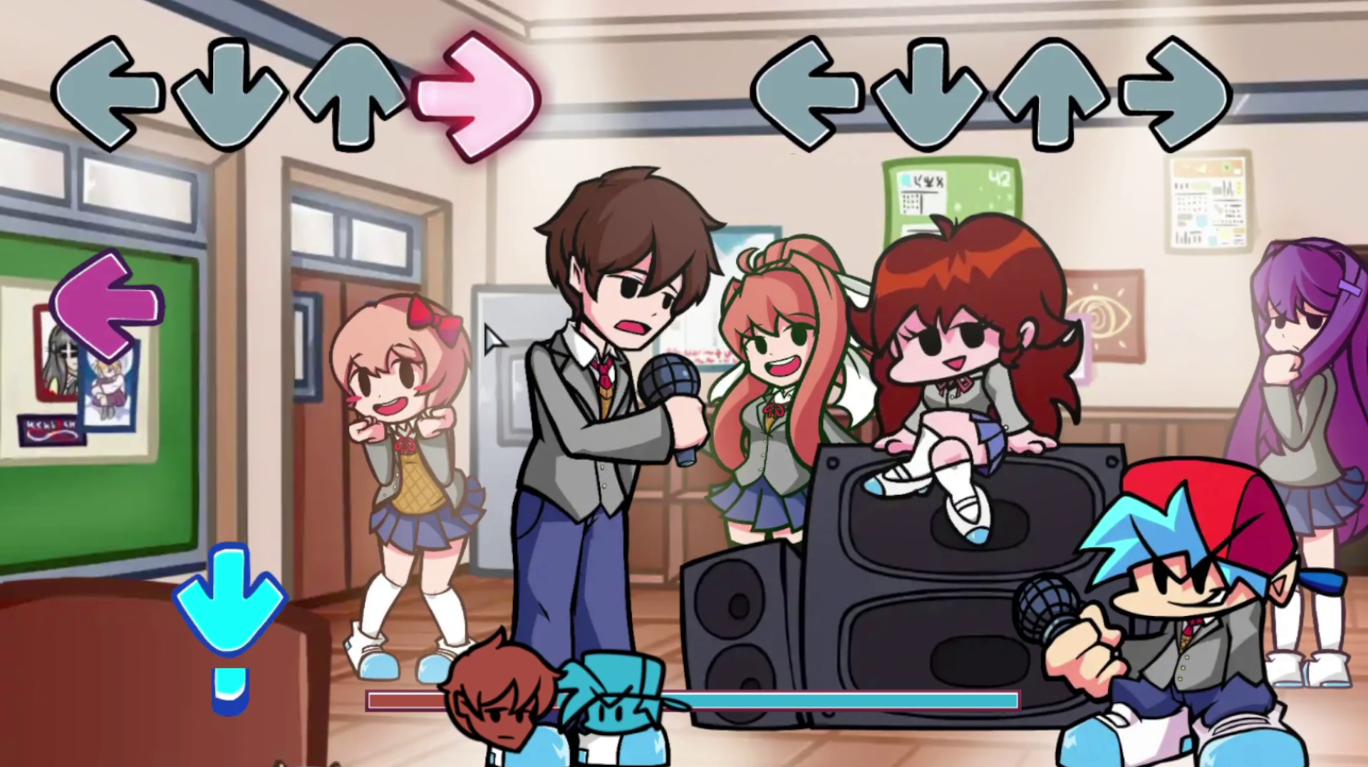 Friday Night Funkin' Doki Doki Takeover! — screenshot 12