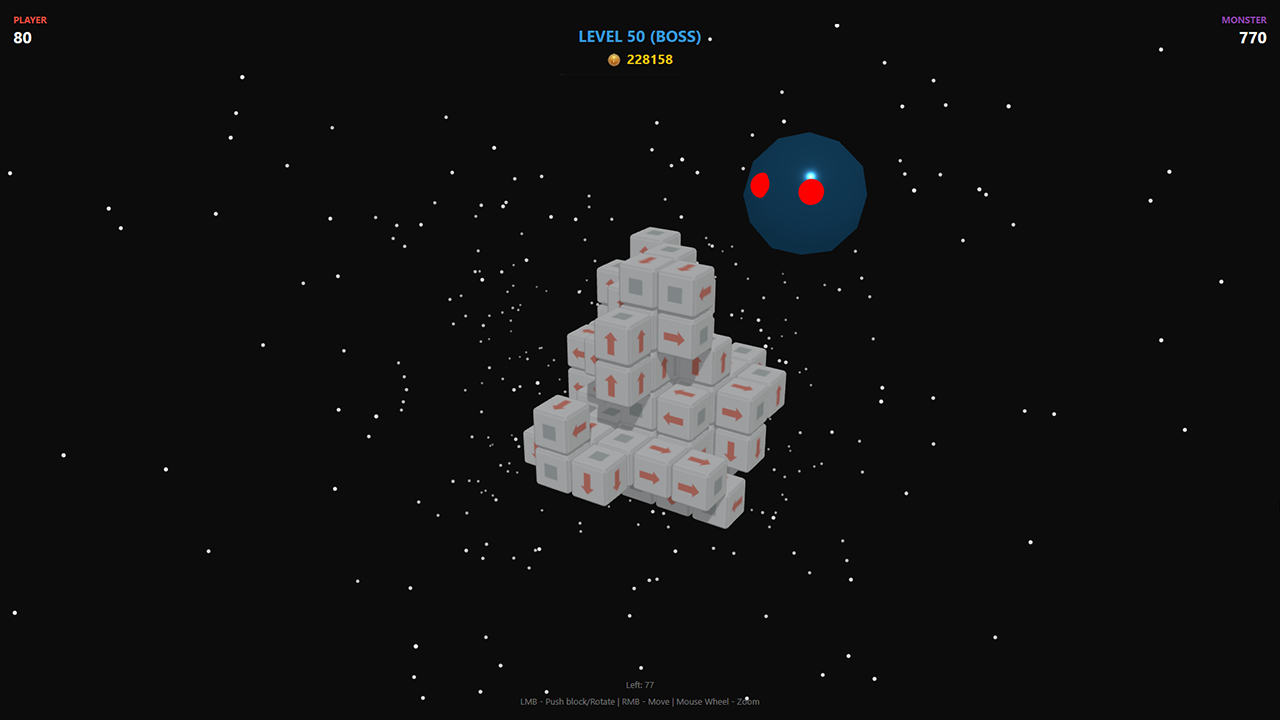 Relax Cubes: RPG Puzzle — screenshot 1
