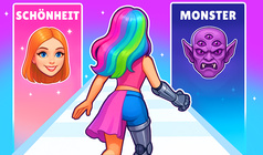 Schönheit oder Monster? Baue eine Prinzessin!